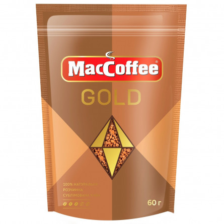 Кофе MacCoffee Gold растворимый натуральный 60г slide 1