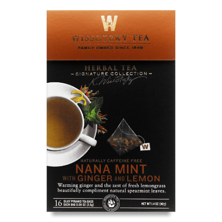 Чай трав'яний Wissotzky Tea м'ята-імбир-лимон