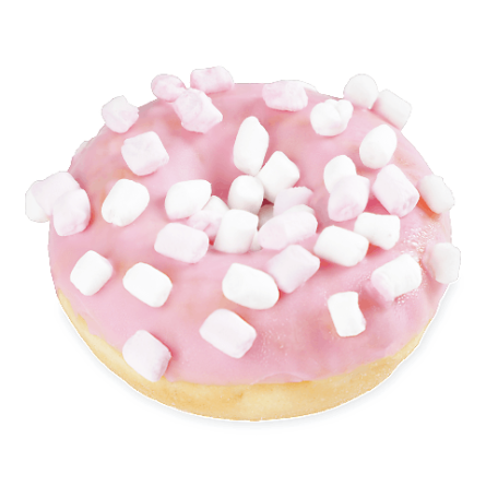 Пончик Panavi рожевий з маршмелоу