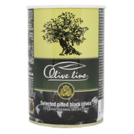 Маслини Olive Line відбірні без кісточки 420г slide 1