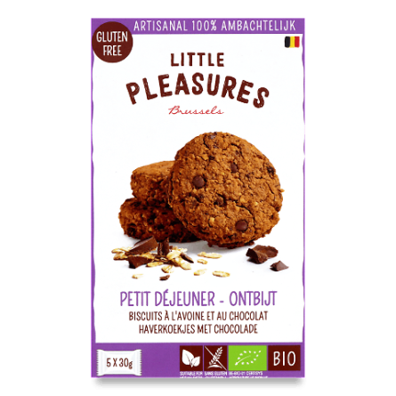 Печиво Little Pleasures вівсяне з шоколадом slide 1