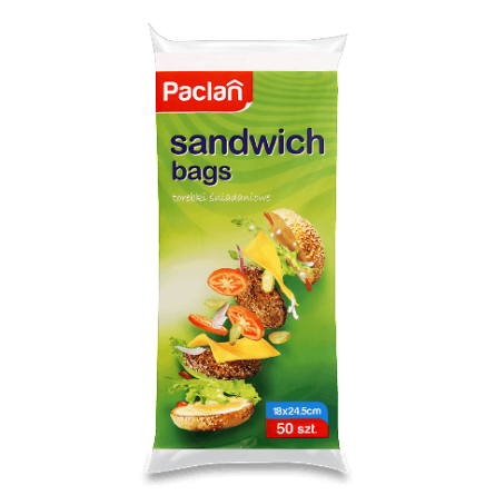 Пакети для бутербродів Paclan паперові 18X24,5 см