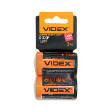 Батарейки сольові Videx R2OP/D mini slide 1