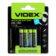 Батарейка лужна Videx AAA LR03 mini slide 1