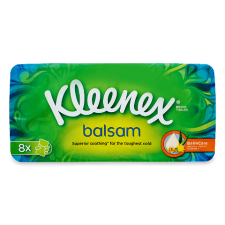 Хустинки гігієнічні Kleenex бальзам mini slide 1