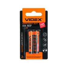 Батарейки сольові Videx AAA R03P mini slide 1
