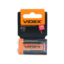 Батарейка сольова Videx 6F22/9V mini slide 1