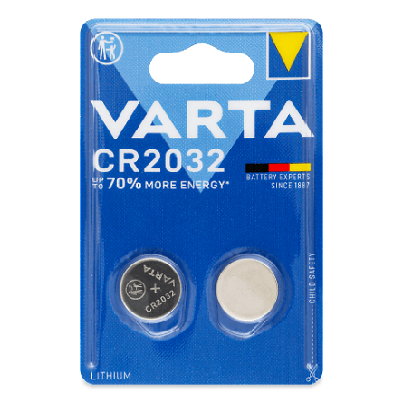 Батарейки Varta Lithium CR2032 BLI2 slide 1