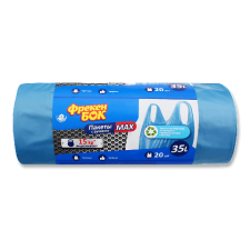 Пакети для сміття «Фрекен Бок» Мax з ручками сині 35 л mini slide 1