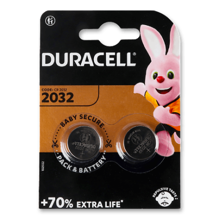 Батарейки Duracell CR2032 3V