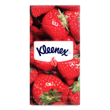 Хустонки носові Kleenex Veltie «Полуниця» mini slide 1