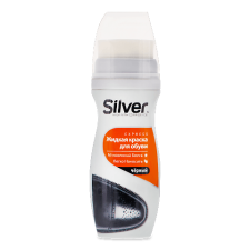 Крем-фарба для взуття Silver чорна mini slide 1