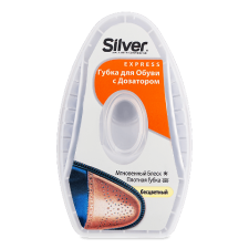 Губка-блиск для взуття Silver дозатор нейтральна mini slide 1