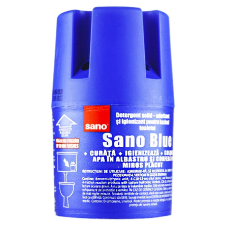Засіб Sano blue для миття і дезинфекції унітазу 150г slide 1