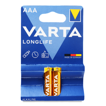 Батарейки Varta Longlife AAA LR03 slide 1