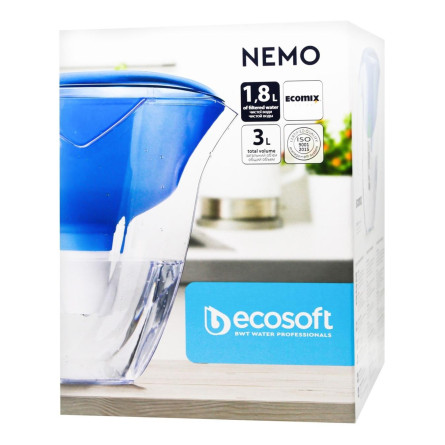 Фільтр-глечик Ecosoft Немо 1,8л