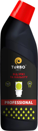 Гель Turbo Professional для унітазу проти іржі та нальоту 1000мл
