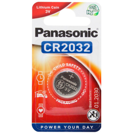 Батарейка Panasonic Lithium Power CR2032 slide 1