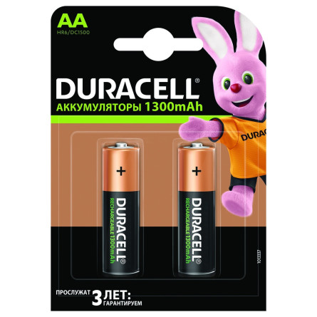 Аккумуляторы Duracell AA 2шт slide 1