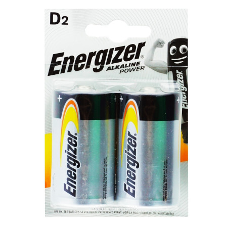 Батарейка Energizer Alkaline Power D 2шт