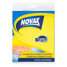 Серветки Novax віскозні 10шт mini slide 1