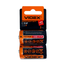 Батарейки сольові Videx R14P/C mini slide 1