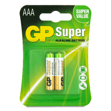 Батарейки GP SUPER ALKALINE 1.5V LR03 AAА mini slide 1