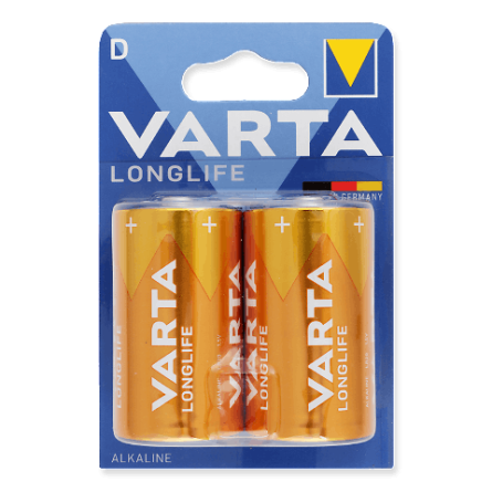 Батарейка Varta Longlife D slide 1