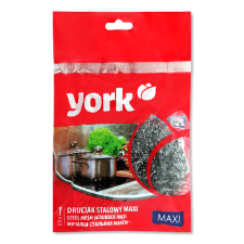 Губка кухонна York Maxi стальна mini slide 1