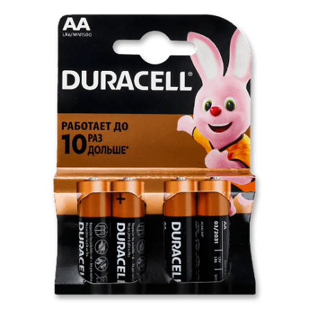 Батарейка Duracell AA LR06/MN1500 slide 1