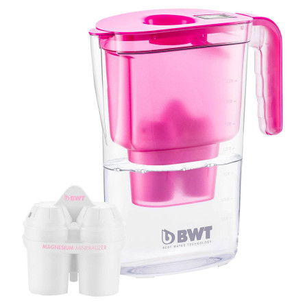 Фільтр-глечик BWT Vida Electronic рожевий 2,6л
