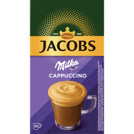 Кофейный напиток Jacobs Milka Cappuccino 10 x 18 г slide 1