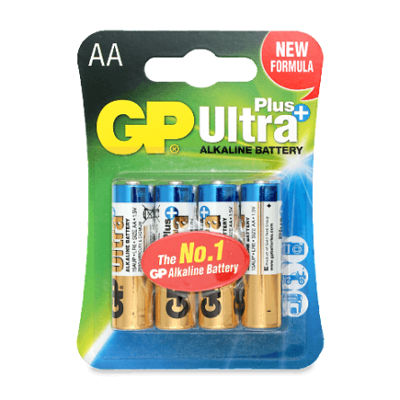 Батарейки GP Ultra + Alkaline AA LR6 slide 1