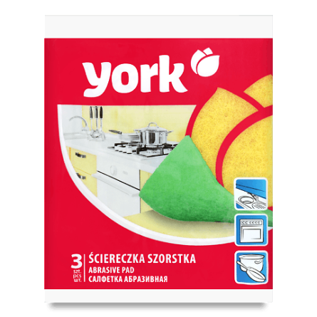 Губка для миття посуду York Betty 13x14 см slide 1
