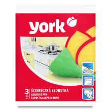 Губка для миття посуду York Betty 13x14 см mini slide 1