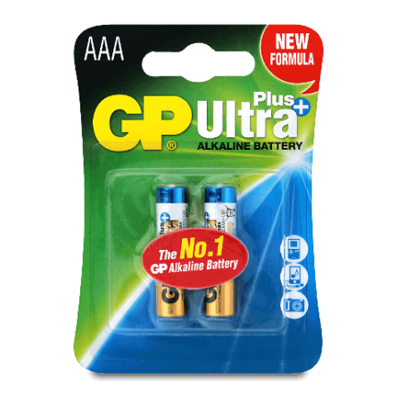 Батарейки GP Ultra + Alkaline AAA LR03