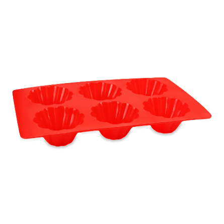 Набір форм силіконових для випікання кексів 6 шт. slide 1