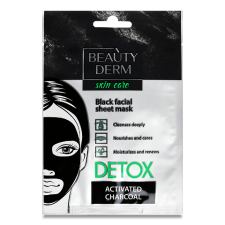 Маска для обличчя Beauty Derm Detox тканинна mini slide 1