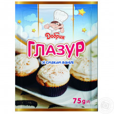 Глазурь Добрык со вкусом ванили 75г mini slide 1