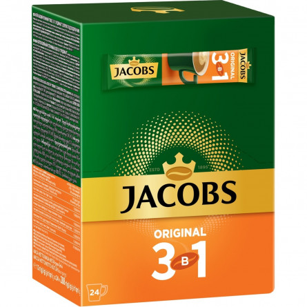 Напій кавовий Jacobs Original 3в1 в стіках 12г slide 2