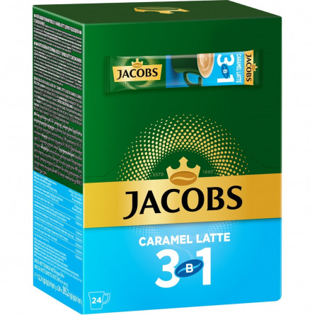 Напиток кофейный Jacobs 3в1 Caramel Latte в стиках 12.3г slide 3