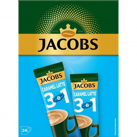 Напиток кофейный Jacobs 3в1 Caramel Latte в стиках 12.3г slide 4