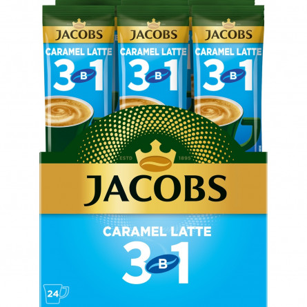 Напиток кофейный Jacobs 3в1 Caramel Latte в стиках 12.3г slide 5