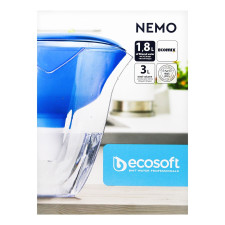 Фильтр-кувшин Ecosoft немо синий 1.8л mini slide 2