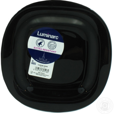 Тарілка Luminarc десертна чорна 19см slide 1