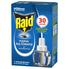 Рідина від комарів Raid для електрофумігаторів 30 ночей 220мл mini slide 2
