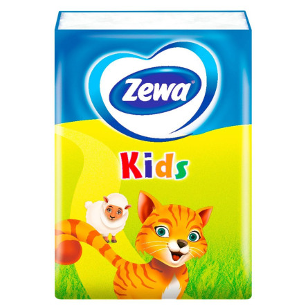 Носовые платочки Zewa Kids бумажные 10шт slide 2