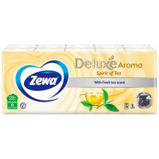 Носові хусточки Zewa Deluxe Perfume 3-х шарові 10шт mini slide 1