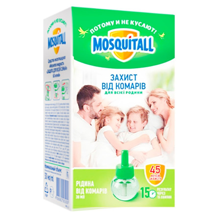 Жидкость Mosquitall Защита для взрослых от комаров 30 ночей 30мл slide 1
