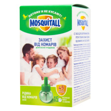 Жидкость Mosquitall Защита для взрослых от комаров 30 ночей 30мл mini slide 2